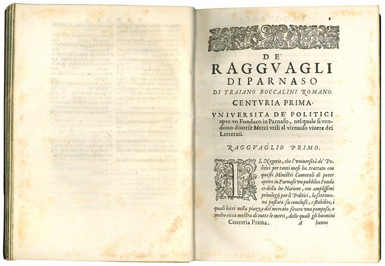 De' ragguagli di Parnaso [...] centuria prima [-seconda]. In questa …