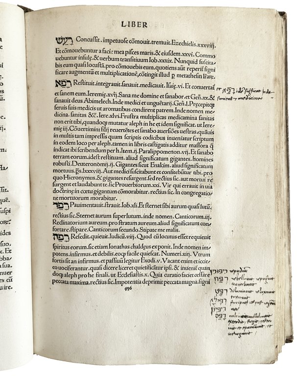 [...] De rudimentis hebraicis. Colophon: Phorce in aedib. Tho. Anshelmi …