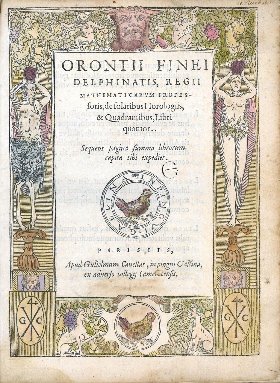 De solaribus horologiis, &amp; quadrantibus, libri quatuor
