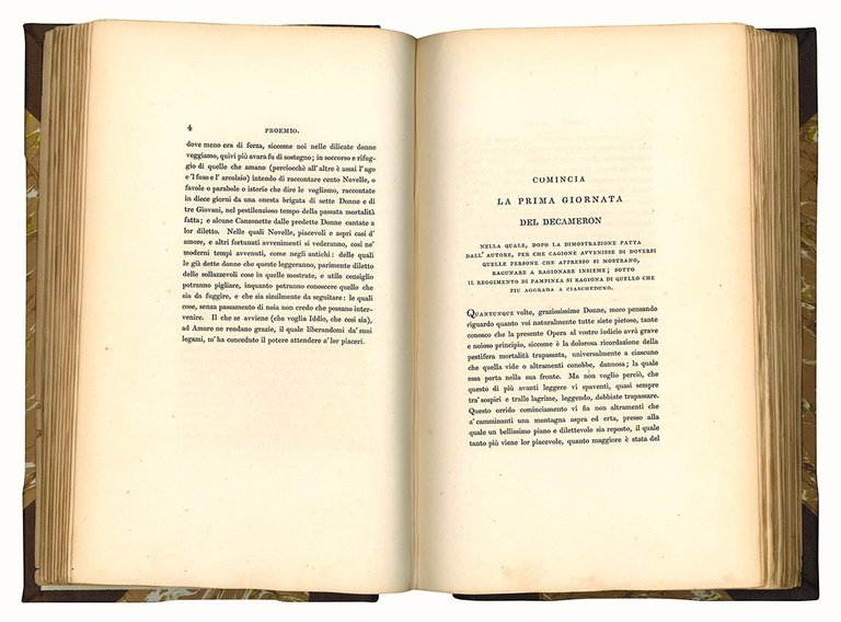 Decamerone di messer Giovanni Boccaccio. Tomo primo (-terzo).