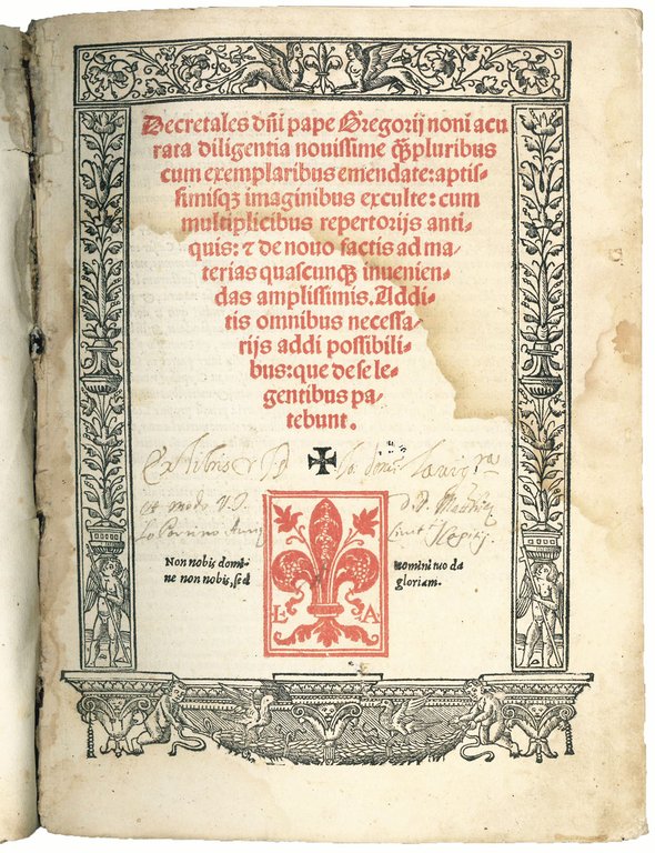 Decretales domini pape Gregorij noni acurata, diligentia nouissime quam pluribus …