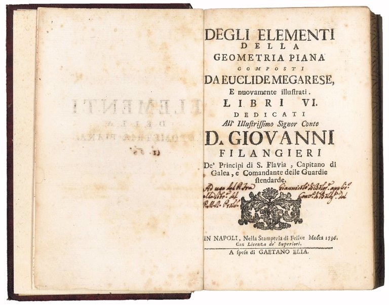 Degli elementi della geometria piana composti da Euclide Megarese, e … | Immagine Gallery 2