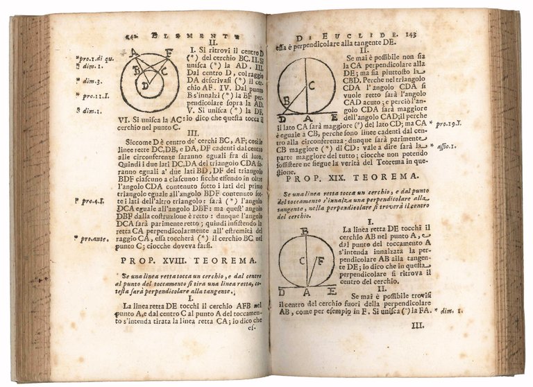 Degli elementi della geometria piana composti da Euclide Megarese, e … | Immagine Gallery 4