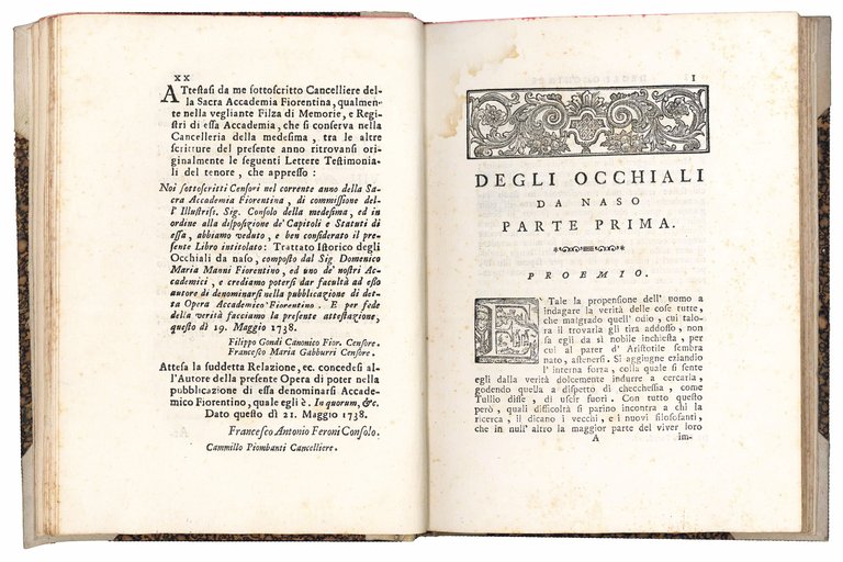 Degli occhiali da naso inventati da Salvino Armati gentiluomo fiorentino … | Immagine Gallery 2