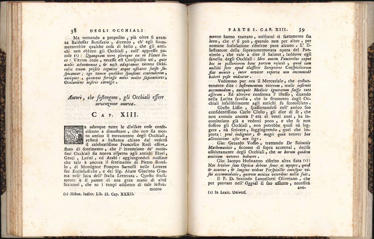 Degli occhiali da naso inventati da Salvino Armati gentiluomo fiorentino … | Immagine Gallery 4