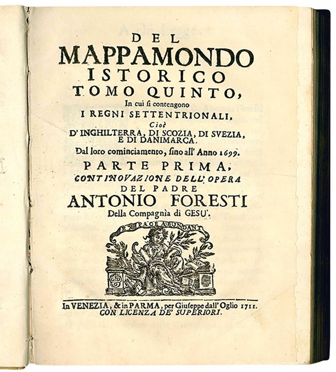 Del mappamondo istorico tomo quinto, in cui si contengono i …