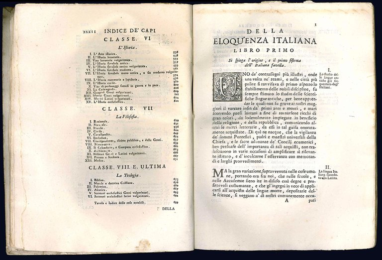Della eloquenza italiana di Monsignor Giusto Fontanini arcivescovo d'Ancira. Libri …