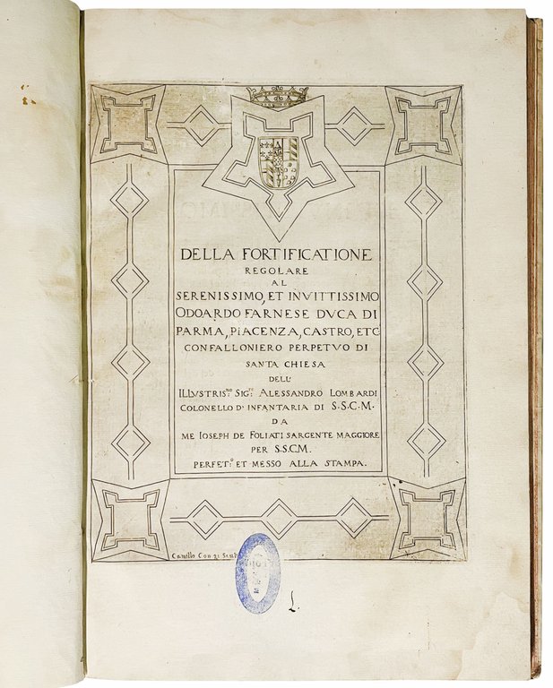 Della fortificatione regolare. Al serenissimo, et inuittissimo Odoardo Farnese duca … | Immagine Gallery 3