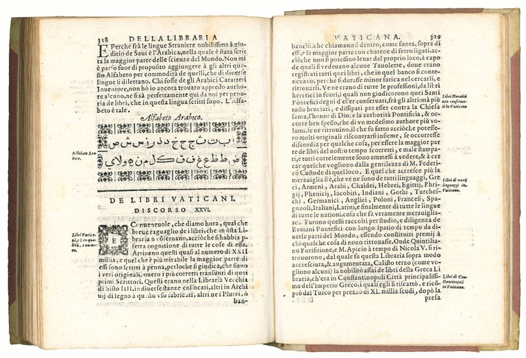 Della libraria vaticana ragionamenti di Mutio Pansa divisi in quattro …