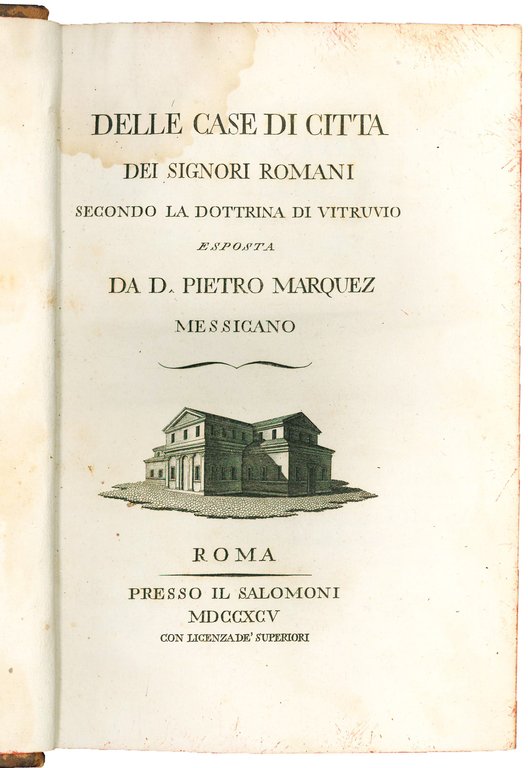 Delle case di città dei signori romani secondo la dottrina …