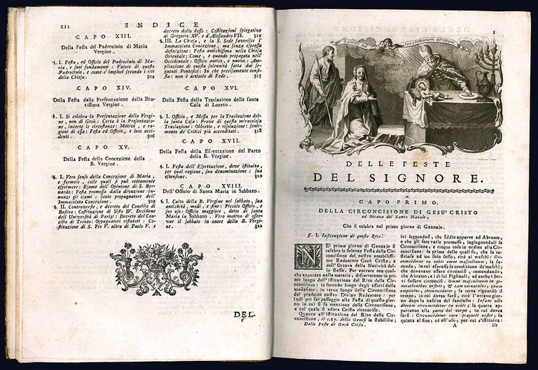 Delle feste di Gesù Cristo signor nostro e della B. …