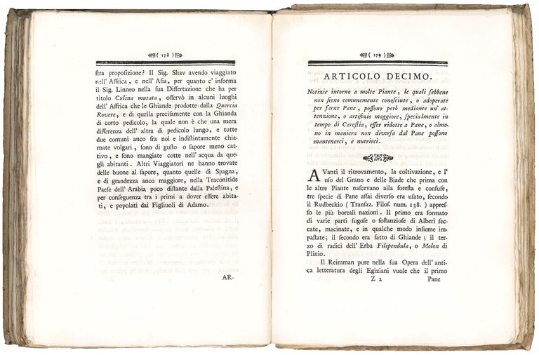 Delle specie diverse di frumento e di pane siccome della …
