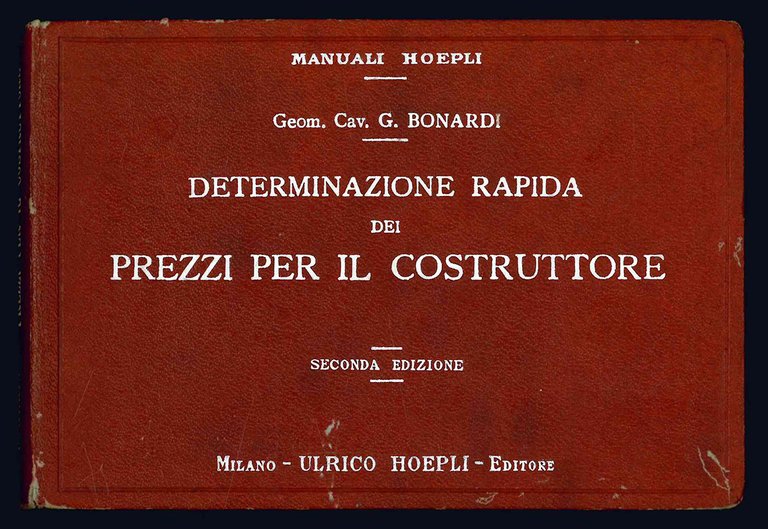 Determinazione rapida dei prezzi per il costruttore. Seconda edizione.