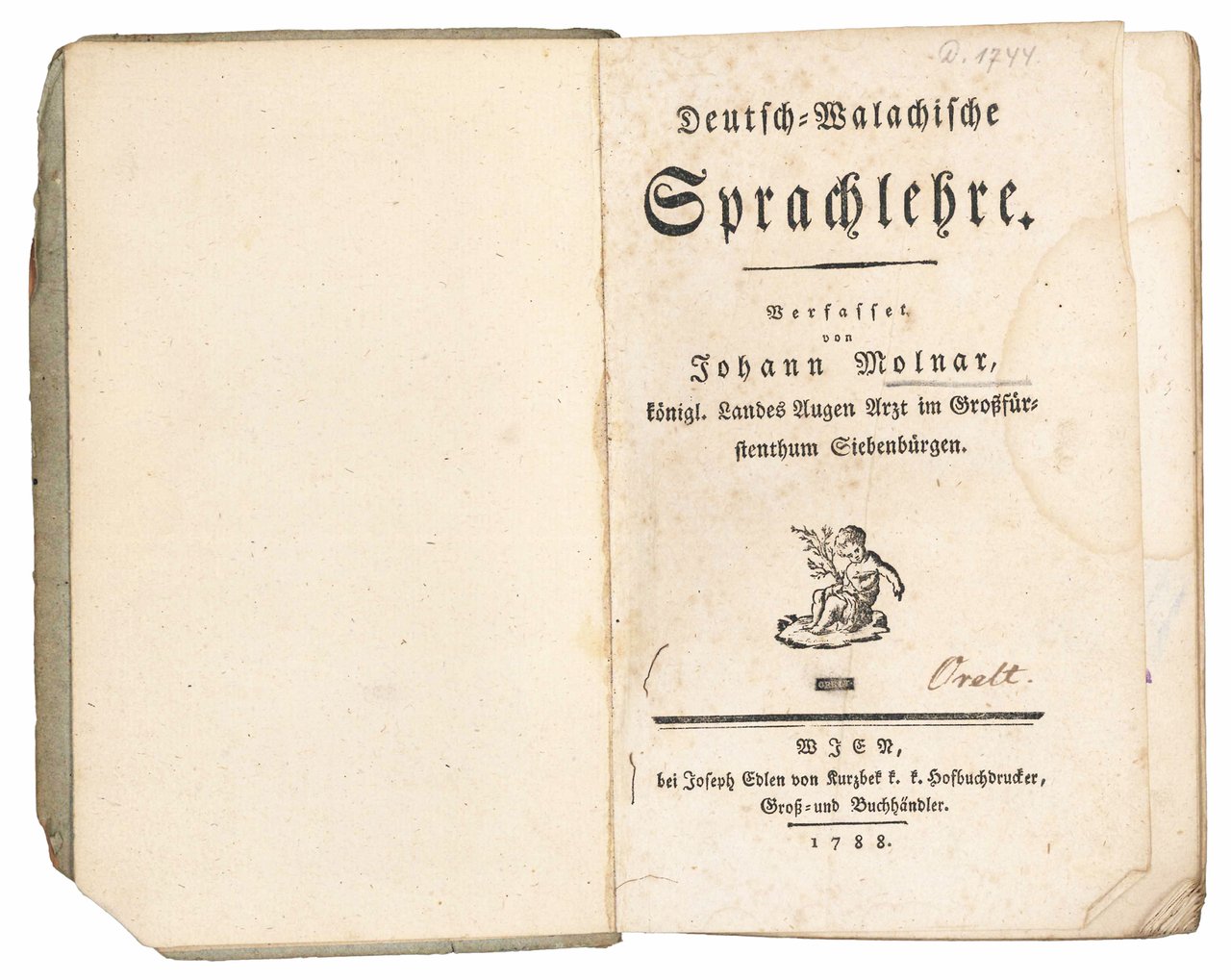 Deutsch-Walachische Sprachlehre | Immagine principale