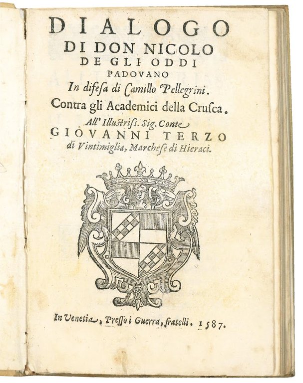 Dialogo di Don Nicolo de gli Oddi padovano in difesa …