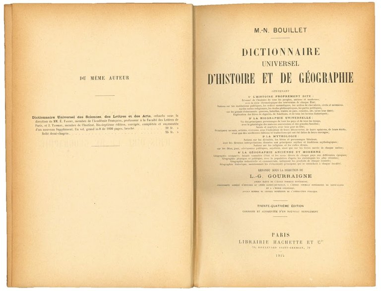 Dictionnaire universel d'histoire et de géographie [...] refondu sous la …