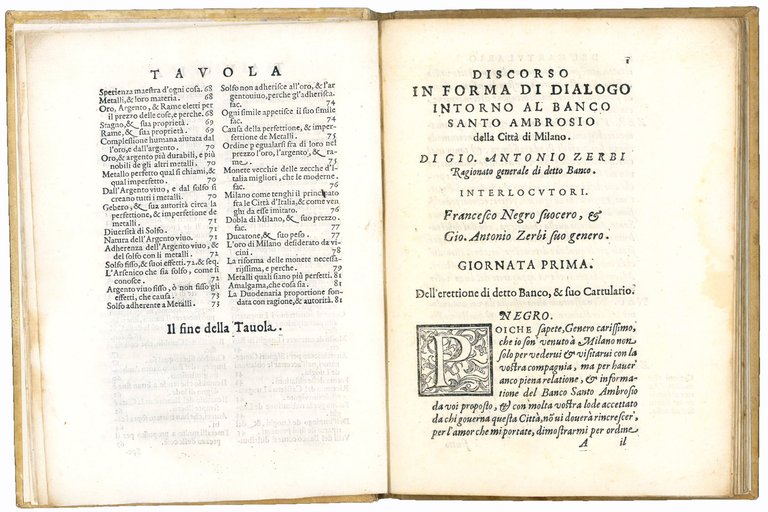 Discorso in forma di dialogo intorno al Banco S. Ambrosio …