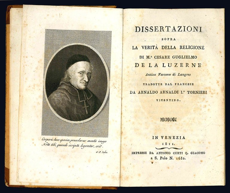 Dissertazioni sopra la verità della religione di Mr. Cesare Guglielmo …