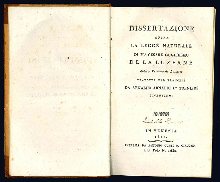 Dissertazioni sopra la verità della religione di Mr. Cesare Guglielmo …