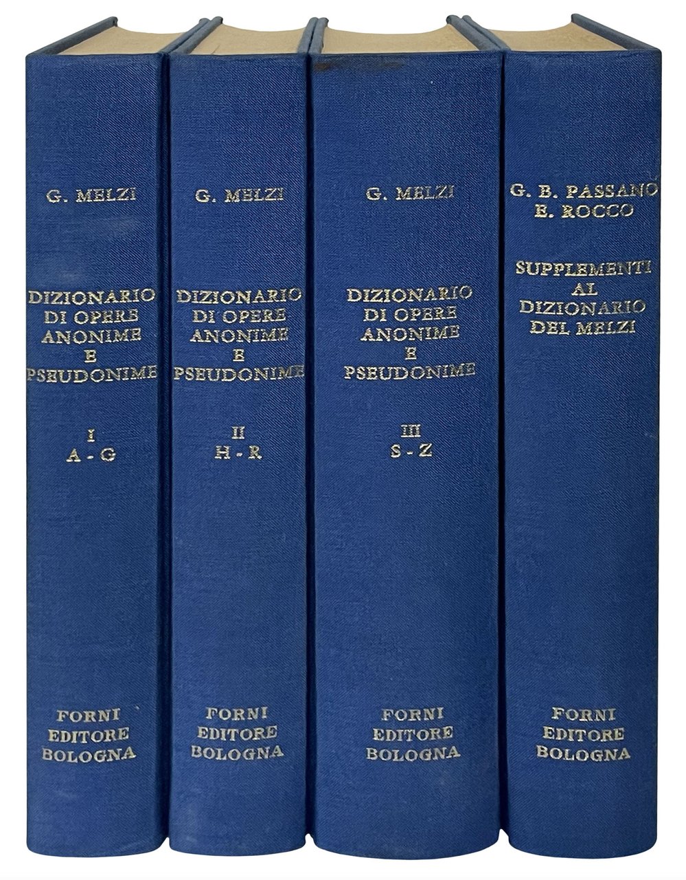 Dizionario di opere anonime e pseudonime di scrittori italiani o …