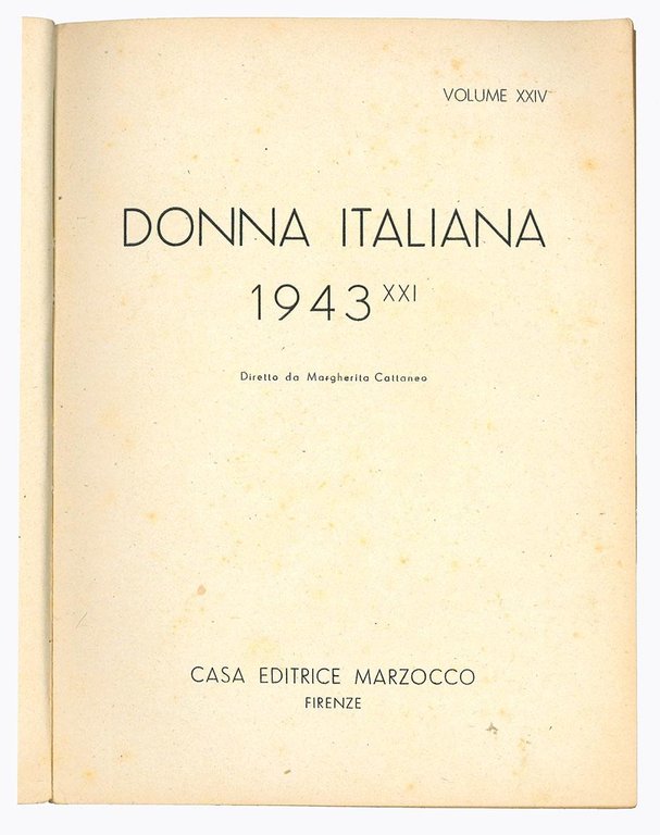 Donna italiana 1943-XXI