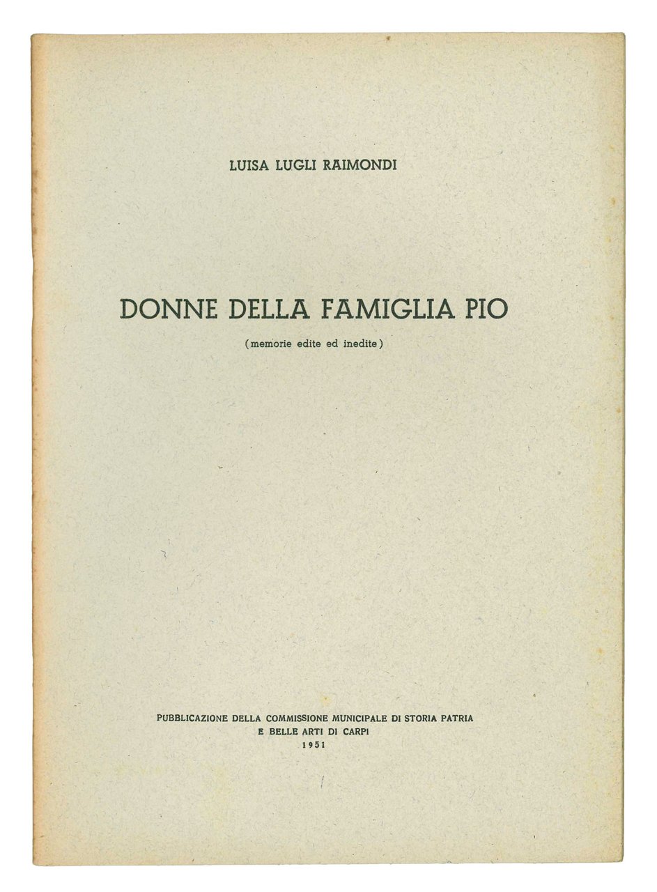 Donne della famiglia Pio.