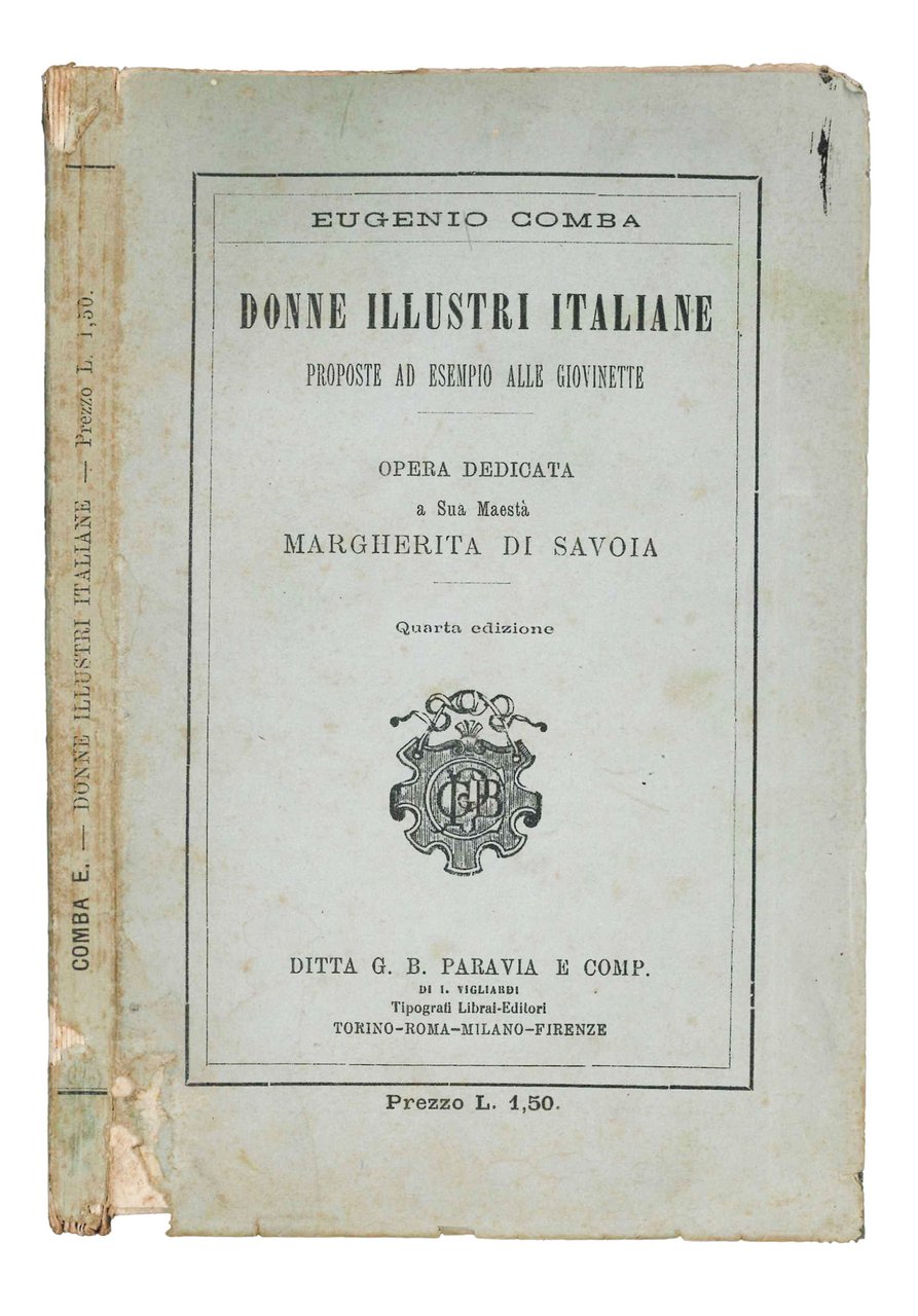 Donne illustri italiane. Proposte ad esempio alle giovinette.