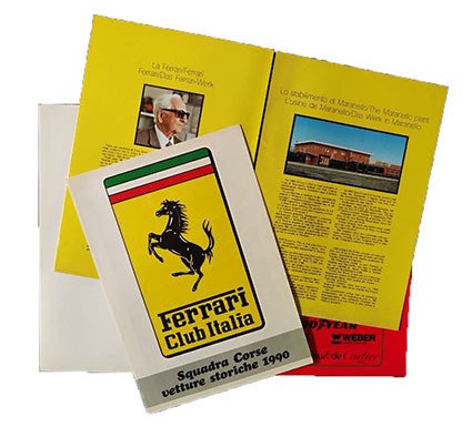 Due cartelline: Ferrari days 1989 e 1990. | Immagine Gallery 2
