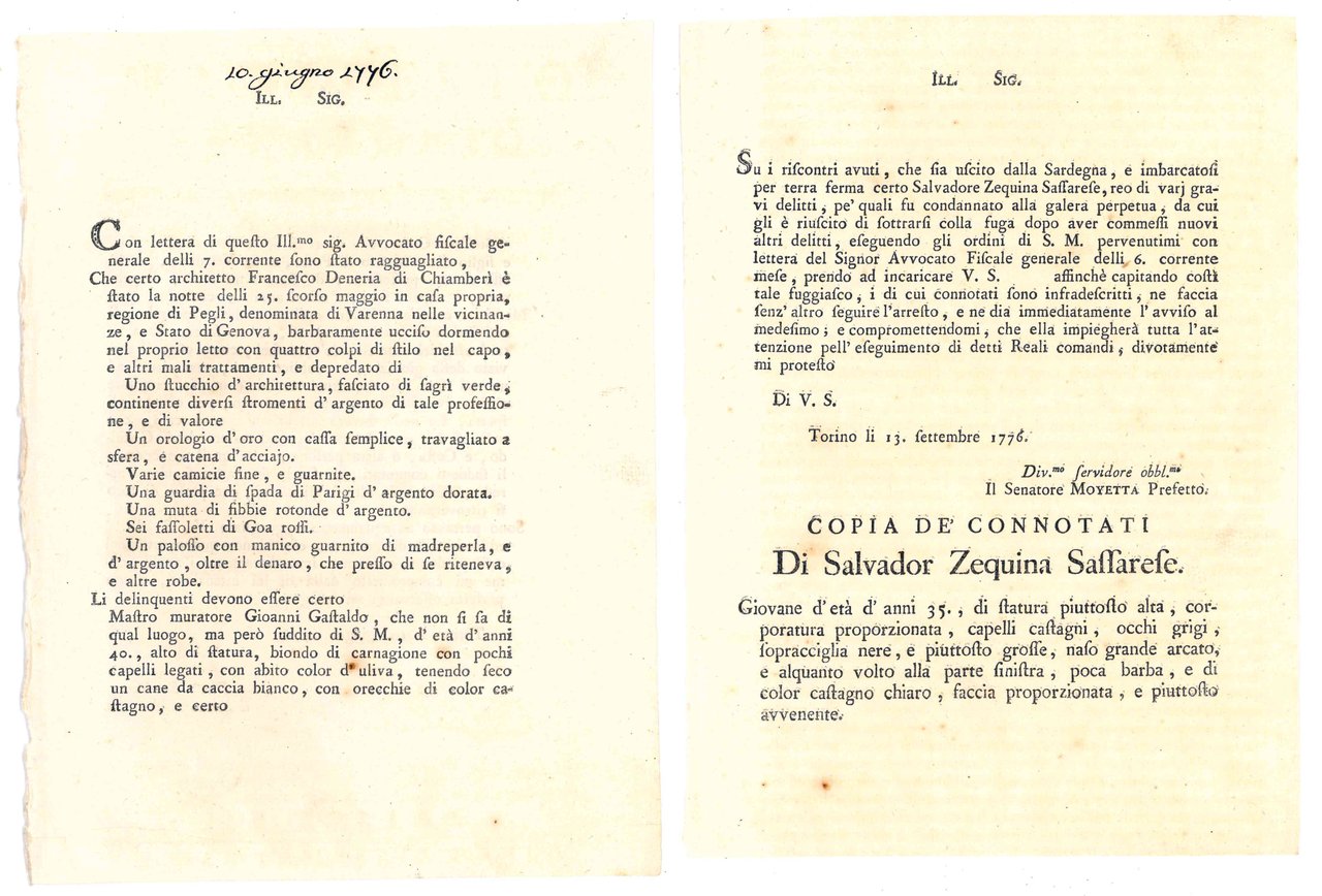 Due mandati di arresto firmati da Torino dal senatore Moyetta