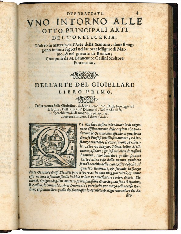 Due trattati uno intorno alle otto principali Arti dell'Oreficeria. L'altro …