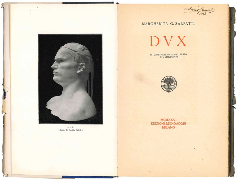 Dux. 32 illustrazioni fuori testo e 5 autografi. | Immagine Gallery 2