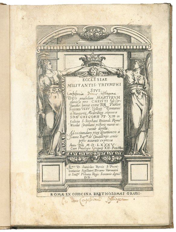 Ecclesiae militantis triumphi sive Deo amabilium martyrum gloriosa pro Christi …