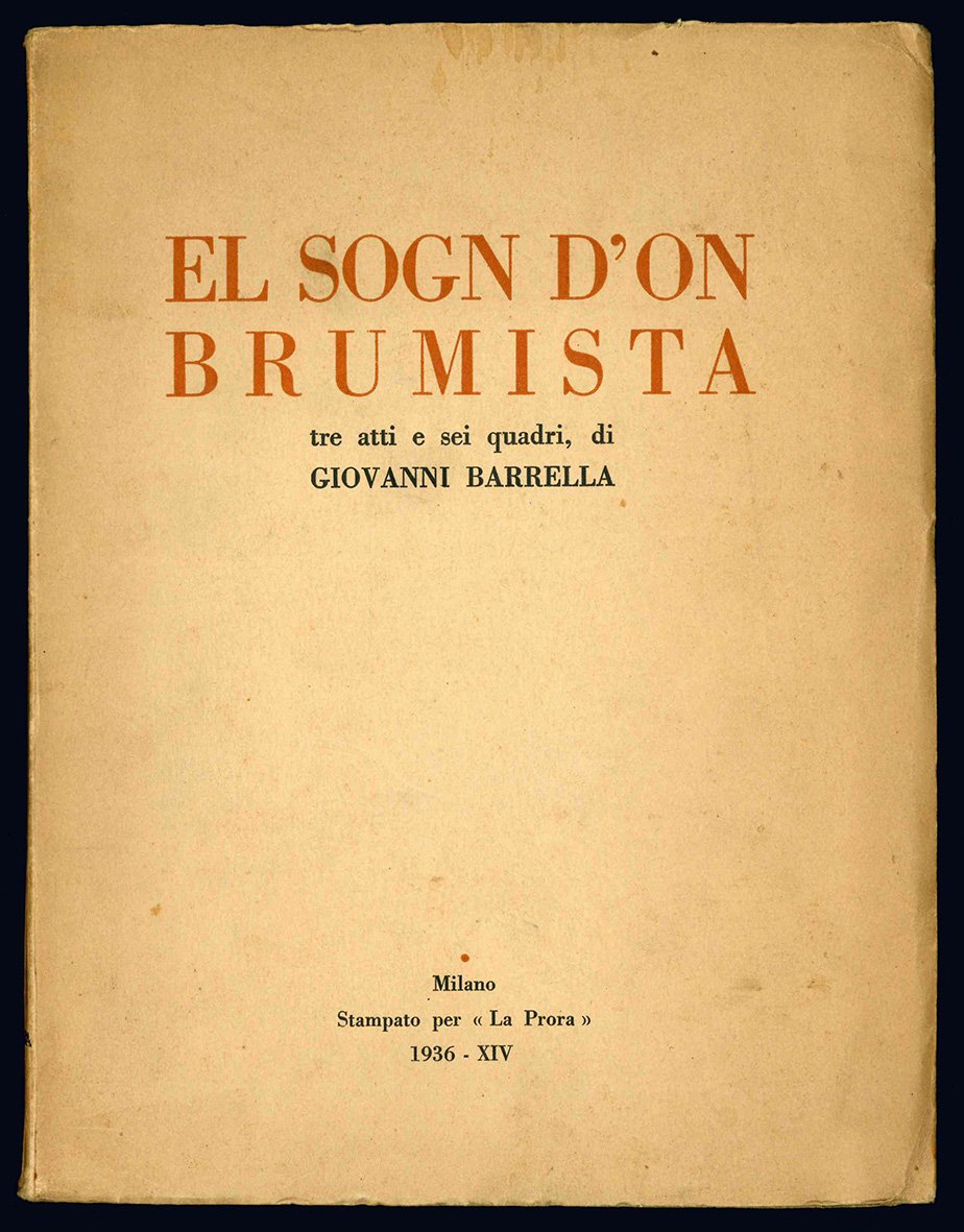 El sogn d'on brumista. Tre atti e sei quadri.