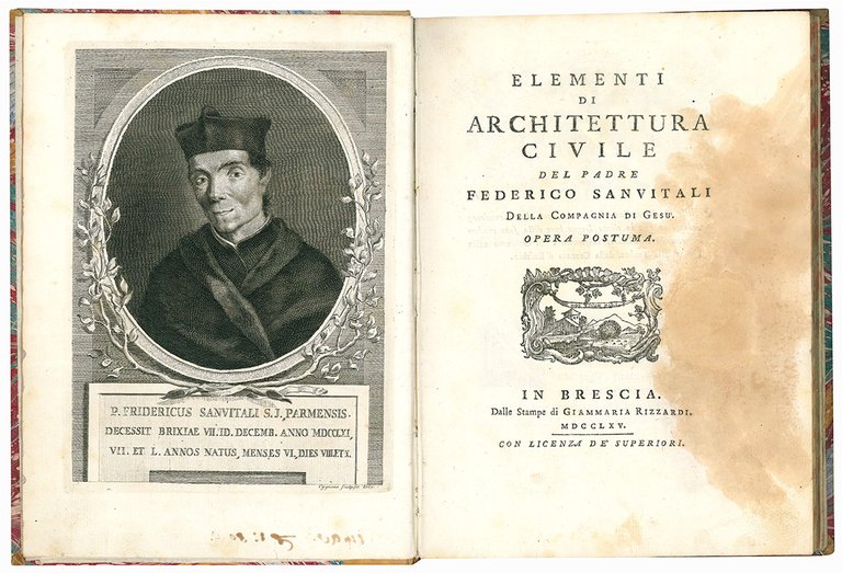 Elementi di architettura civile del padre Federico Sanvitali della Compagnia …