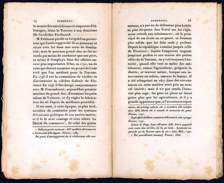 Eloge historique de M.r J. V. Math. Fabbroni.