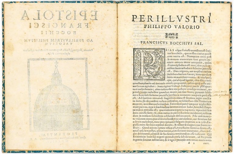 Epistola Francisci Bocchii ad perillustrem Philippum Valorium ruinam, stragemque fractae …
