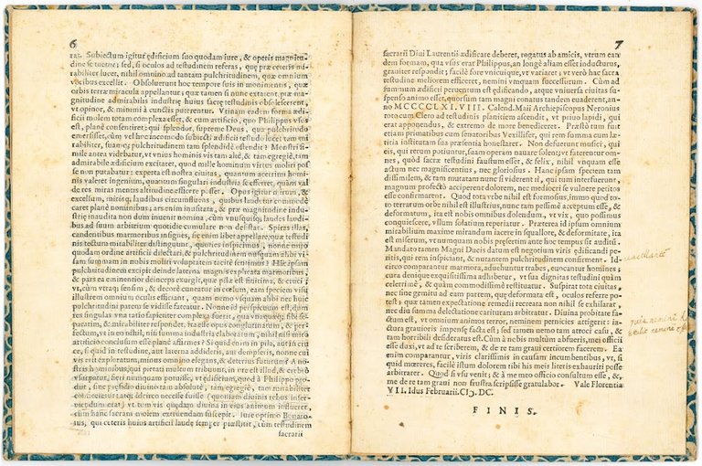 Epistola Francisci Bocchii ad perillustrem Philippum Valorium ruinam, stragemque fractae …