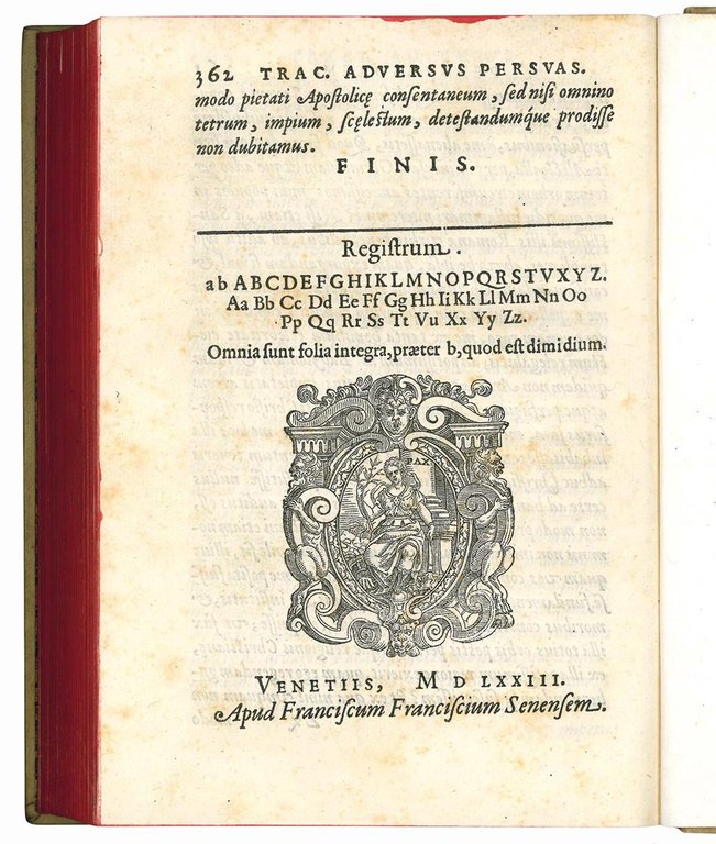 Epistolarum familiarium liber. Eiusdem Tractatus adversus negantem B. Petrum Apostolum …