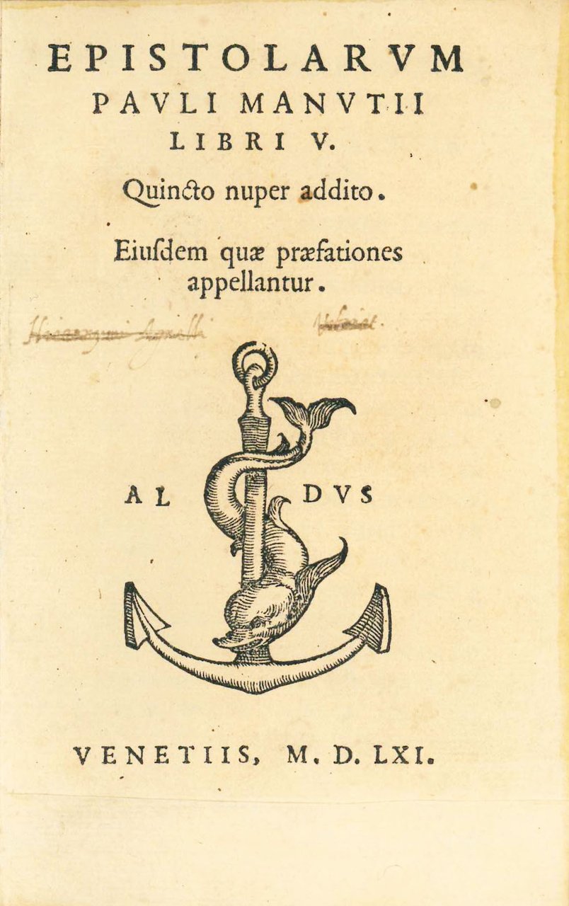 Epistolarum [...] libri V. Quincto nuper addito. Eiusdem quae præfationes …