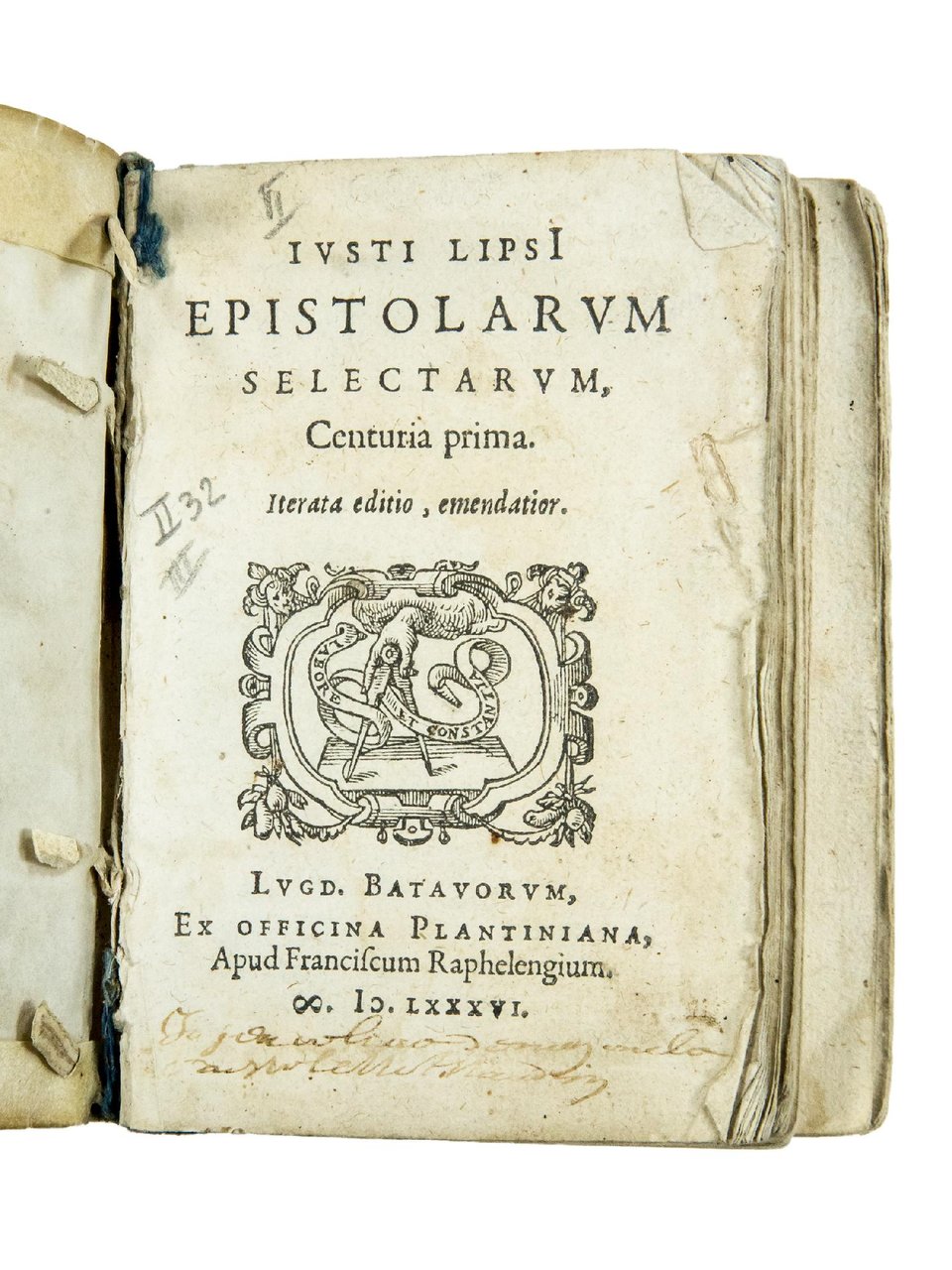 Epistolarum selectarum, Centuria prima. Iterata editio, emendatior