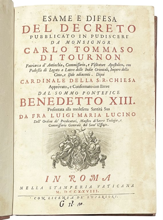 Esame e difesa del decreto pubblicato in Pudiscerì da Monsignor …