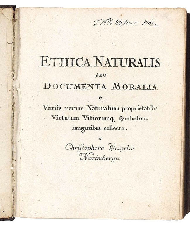 Ethica naturalis seu Documenta moralia e variis rerum naturalium proprietatibus … | Immagine Gallery 3
