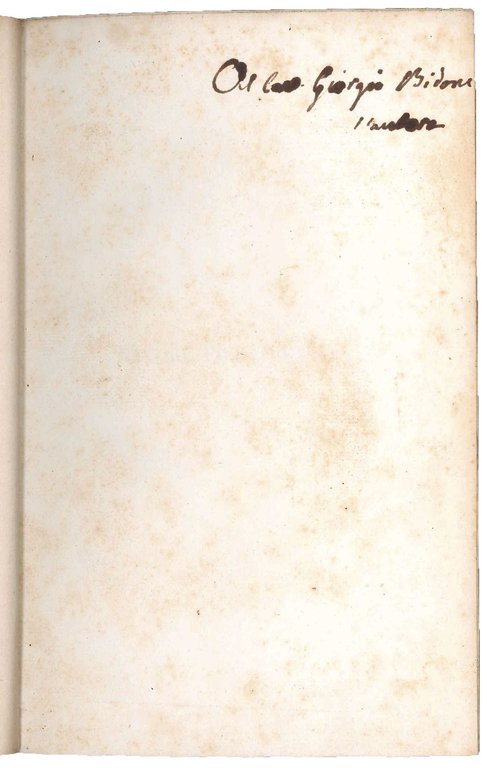 Ettore Fieramosca o la disfida di Barletta [esemplare di dedica]