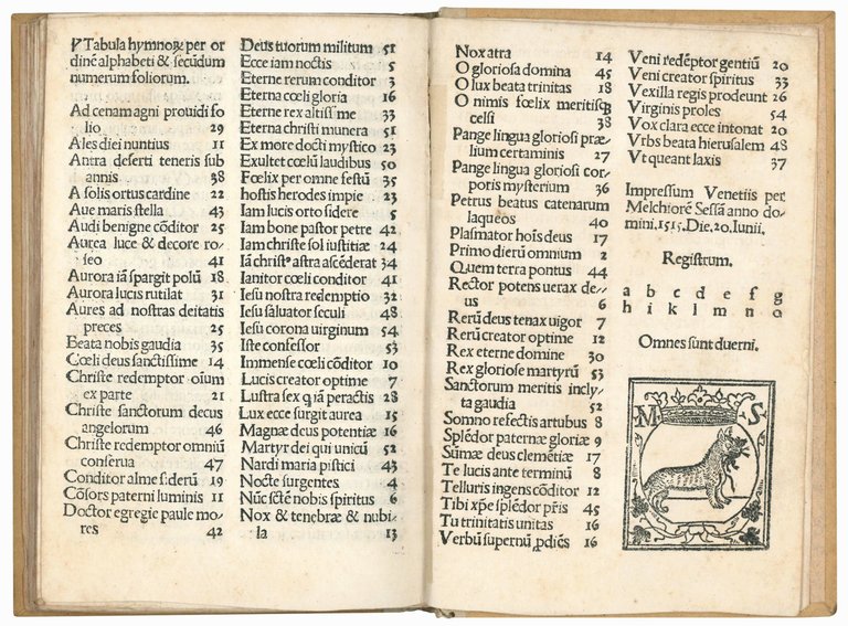 Expositio pulcherrima hymnorum per annum s[ecundu]m Curiam non amplius impressa. …