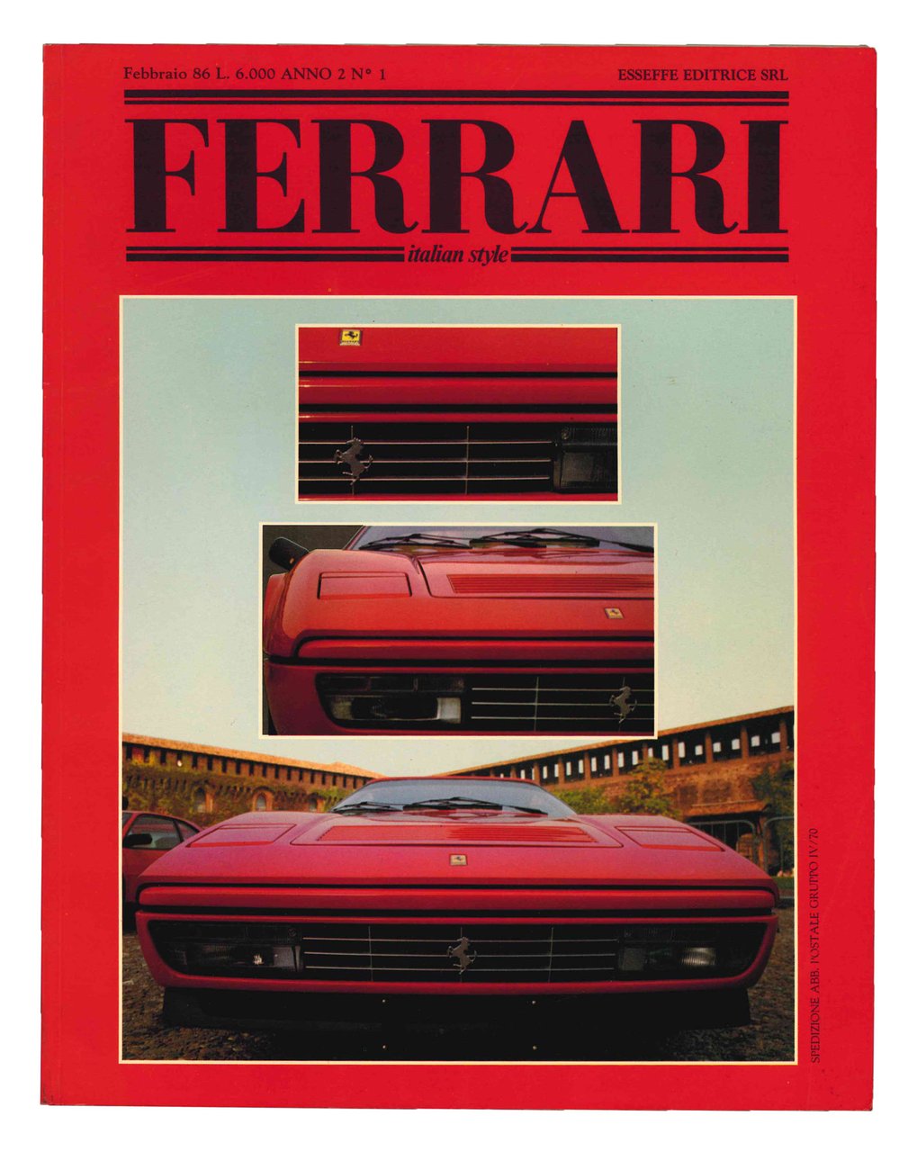 Ferrari italian style. Periodico d'immagine, automobilismo e cultura. Anno 2, … | Immagine principale