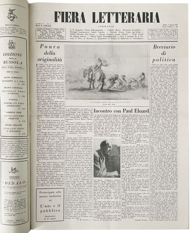 Fiera letteraria. Seconda serie. Anno I. Nn. 2-38. Anno II. …