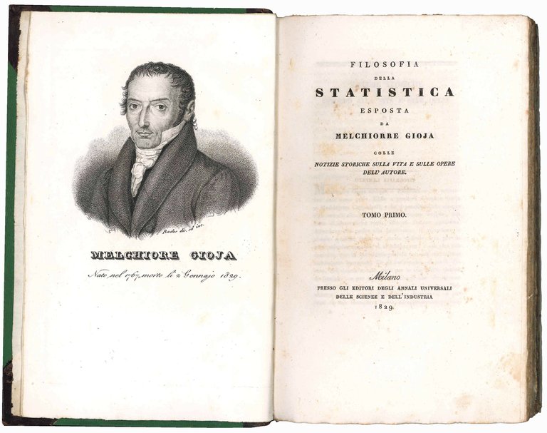 Filosofia della statistica […] colle notizie storiche sulla vita e …