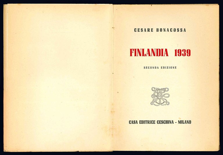 Finlandia 1939. Seconda edizione.