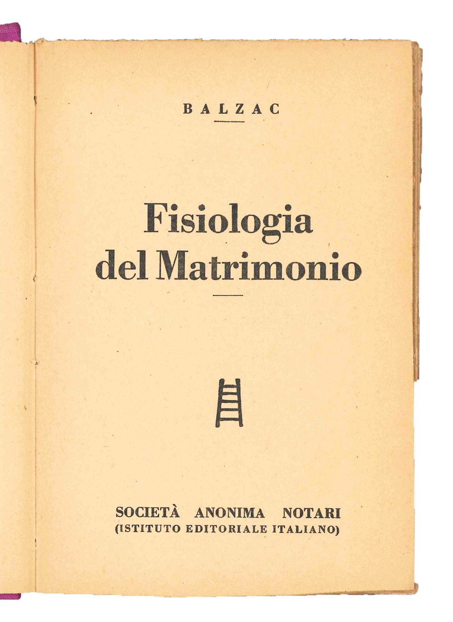 Fisiologia del matrimonio. | Immagine principale