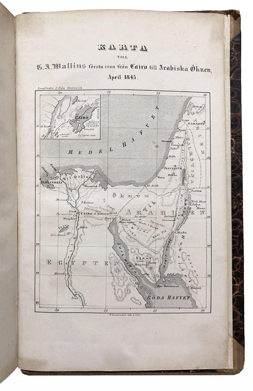 Första Resa fran Cairo till Arabiska Öknen i April 1845. … | Immagine principale